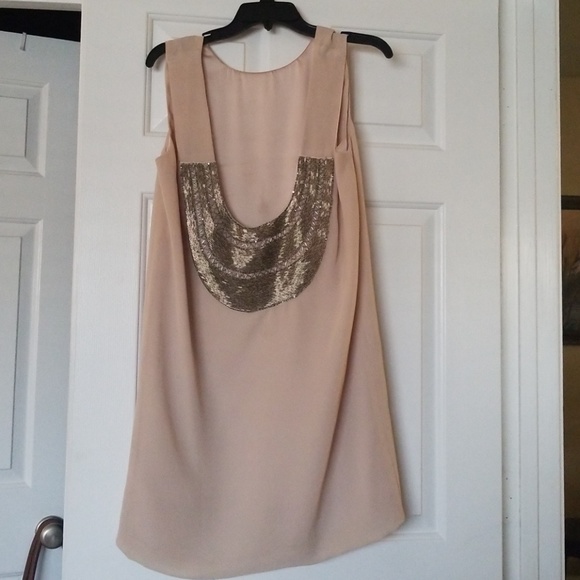 Karen Zambos Dresses & Skirts - Champagne cocktail dress Karen Zambos Dresses & Skirts - Champagne cocktail dress